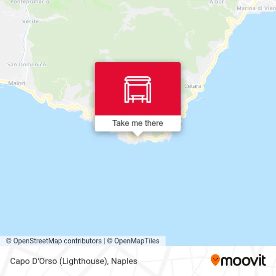 Capo D'Orso (Lighthouse) map