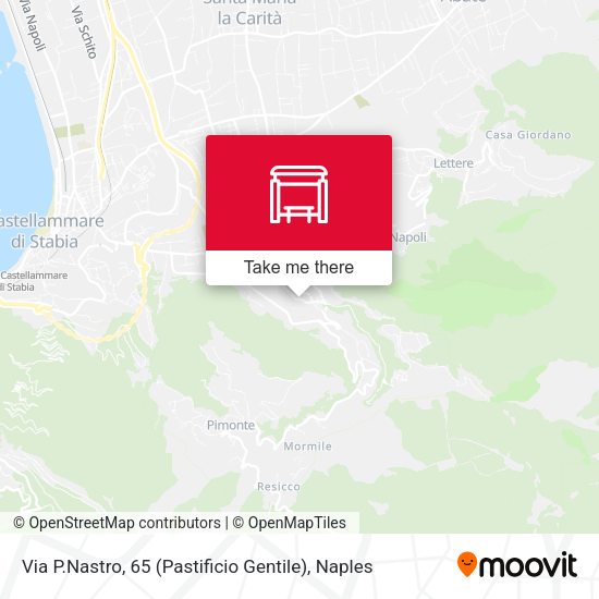 Via P.Nastro, 65 (Pastificio Gentile) map