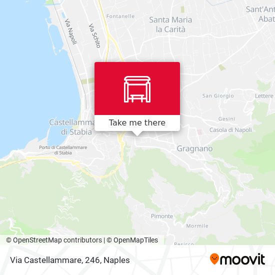 Via Castellammare, 246 map