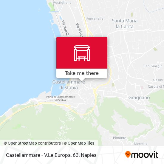 Castellammare - V.Le Europa, 63 map