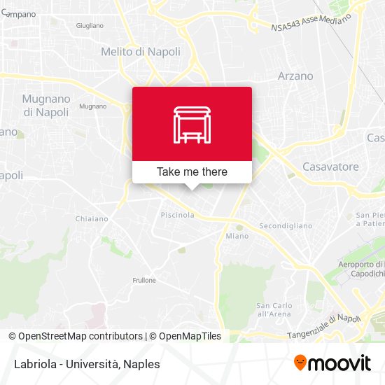 Labriola - Università map