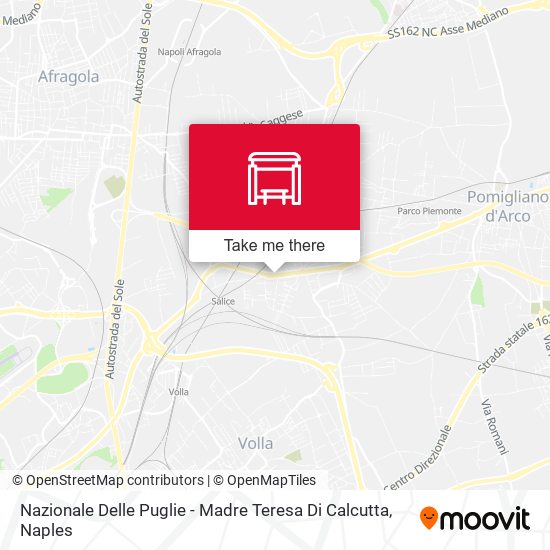 Nazionale Delle Puglie - Madre Teresa Di Calcutta map