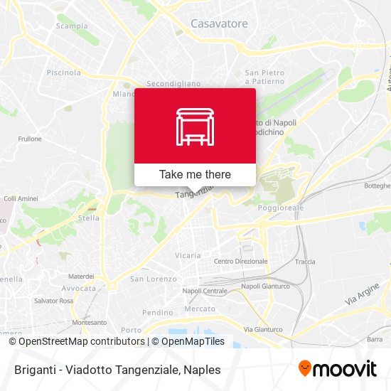 Briganti - Viadotto Tangenziale map