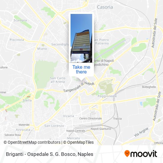 Briganti - Ospedale S. G. Bosco map