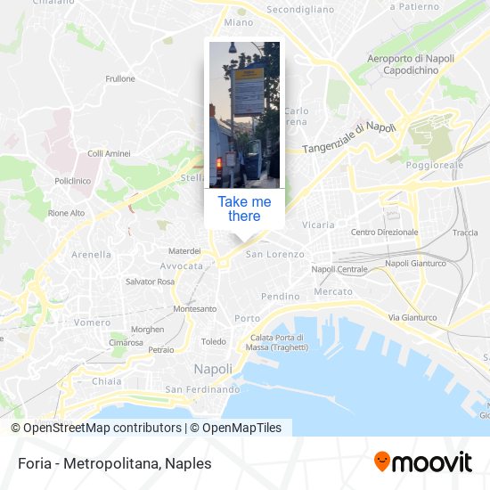 Foria - Metropolitana map