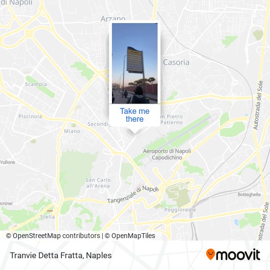 Tranvie Detta Fratta map