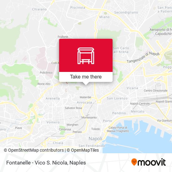 Fontanelle - Vico S. Nicola map