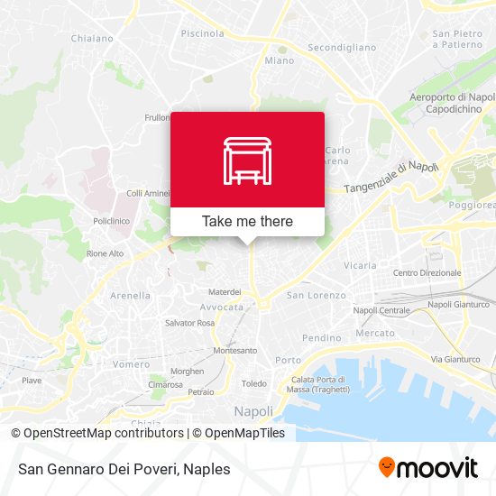 San Gennaro Dei Poveri map