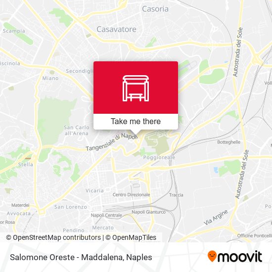 Salomone Oreste - Maddalena map
