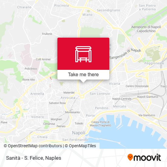 Sanità - S. Felice map