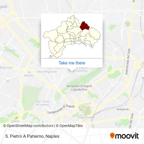 S. Pietro A Patierno map