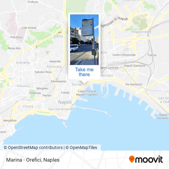 Marina - Orefici map