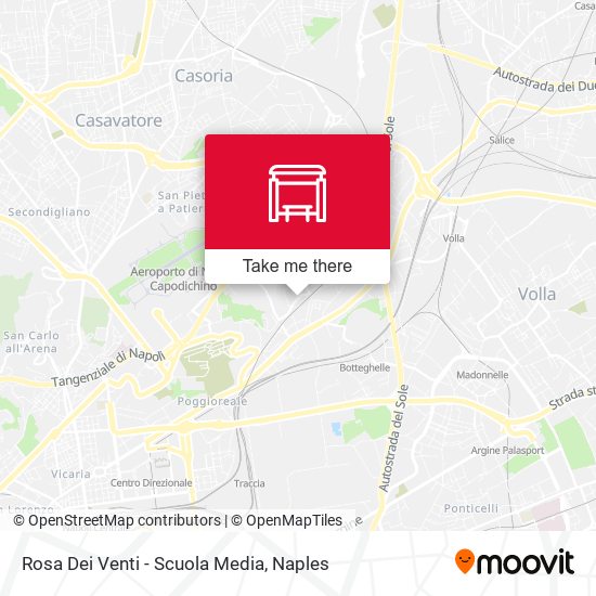Rosa Dei Venti - Scuola Media map