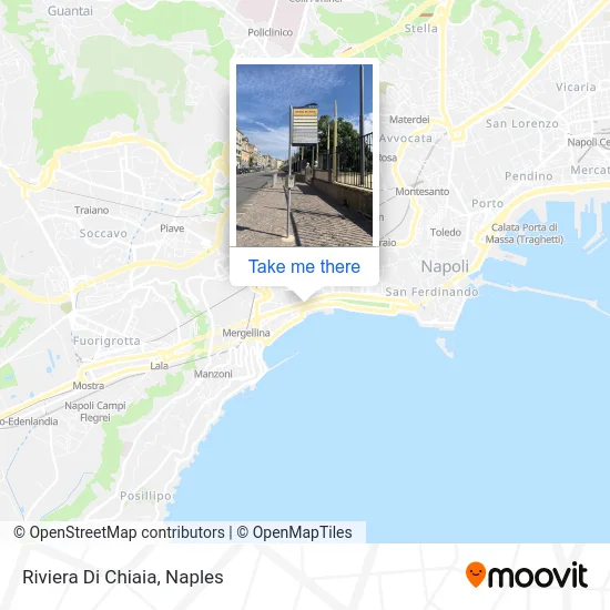 Riviera Di Chiaia map