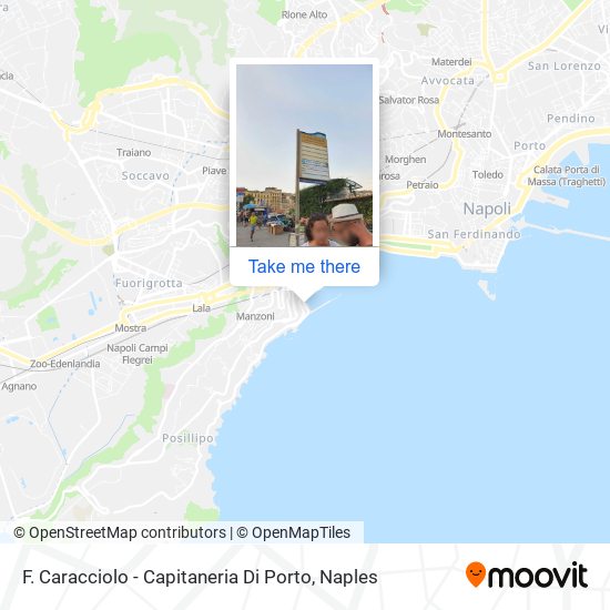 F. Caracciolo - Capitaneria Di Porto map