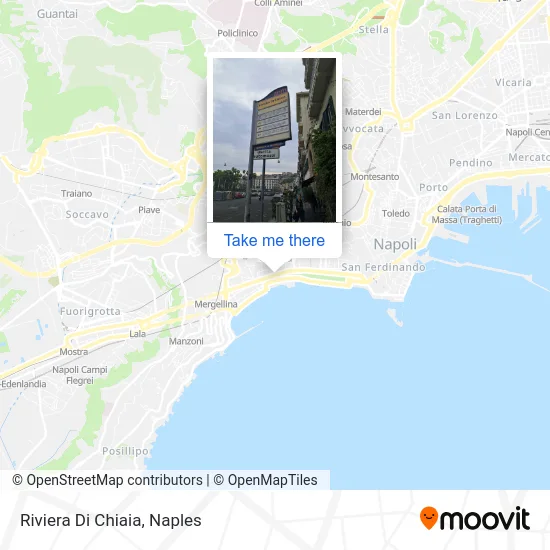 Riviera Di Chiaia map