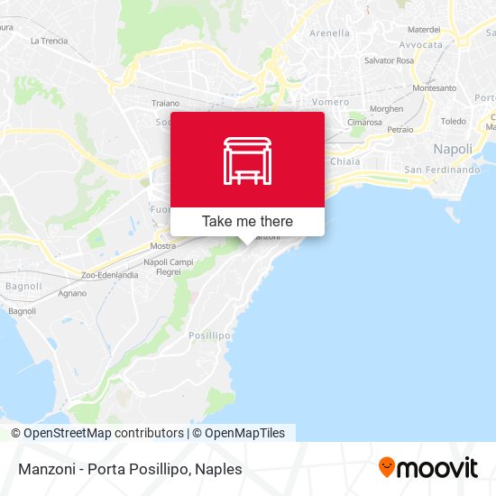 Manzoni - Porta Posillipo map