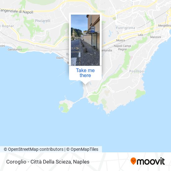 Coroglio - Città Della Scieza map