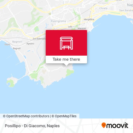 Posillipo - Di Giacomo map