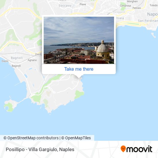 Posillipo - Villa Gargiulo map