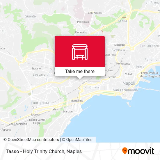 Tasso - Holy Trinity Church map
