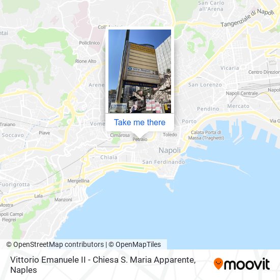 Vittorio Emanuele II - Chiesa S. Maria Apparente map