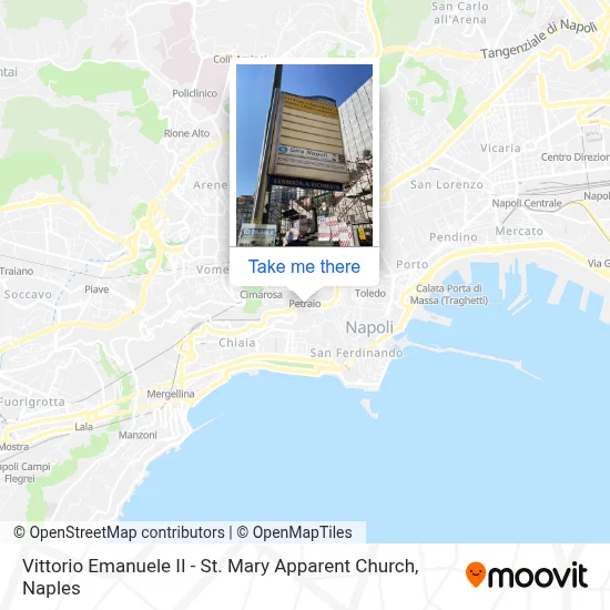 Vittorio Emanuele II - St. Mary Apparent Church map