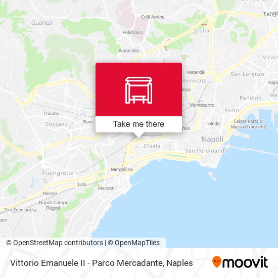 Vittorio Emanuele II - Parco Mercadante map