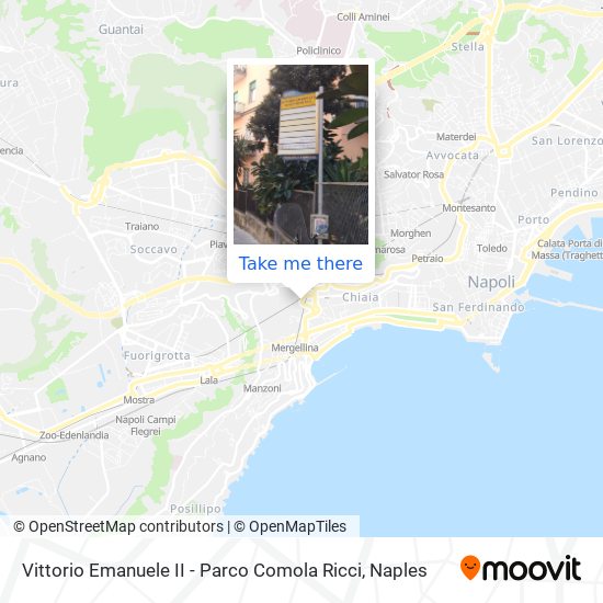 Vittorio Emanuele II - Parco Comola Ricci map