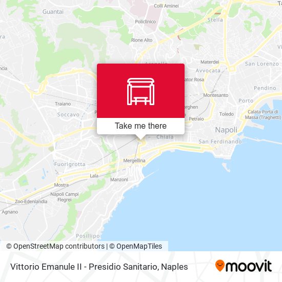 Vittorio Emanule II - Presidio Sanitario map