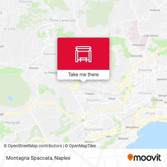 Montagna Spaccata map
