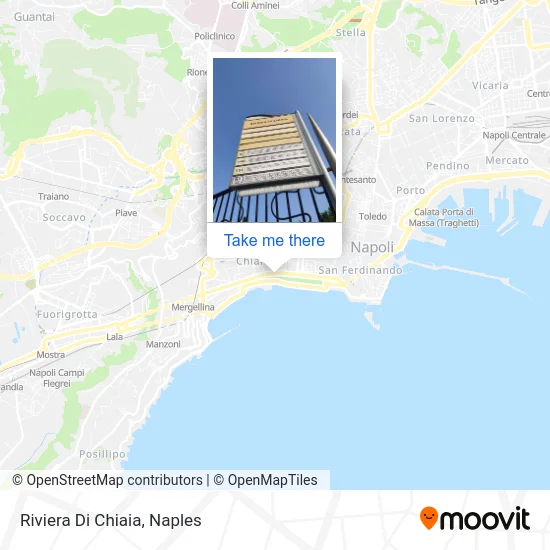Riviera Di Chiaia map