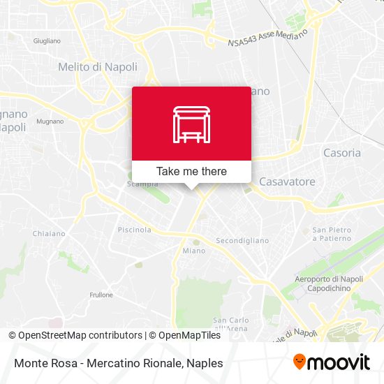 Monte Rosa - Mercatino Rionale map