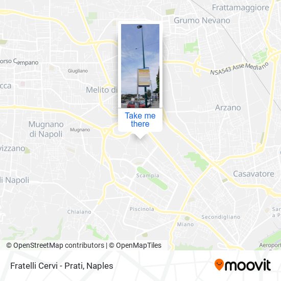 Fratelli Cervi - Prati map
