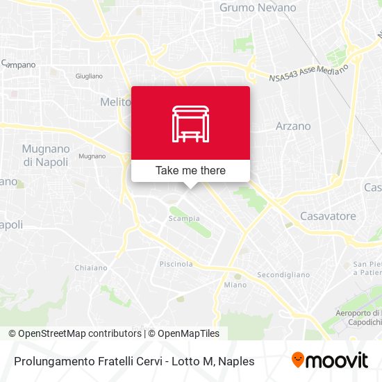 Prolungamento Fratelli Cervi - Lotto M map