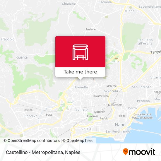 Castellino - Metropolitana map