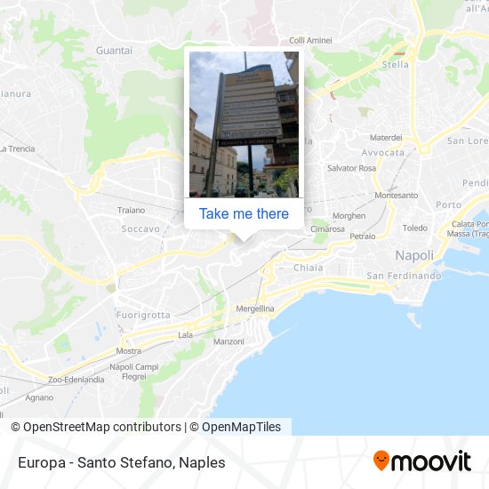 Europa - Santo Stefano map