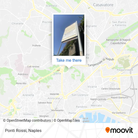 Ponti Rossi map