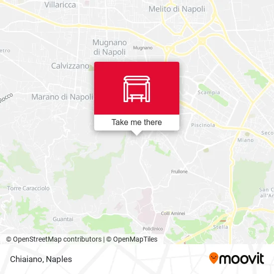 Chiaiano map