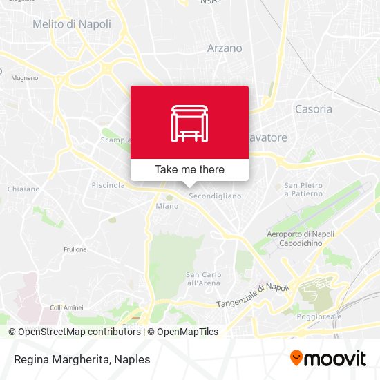 Regina Margherita map