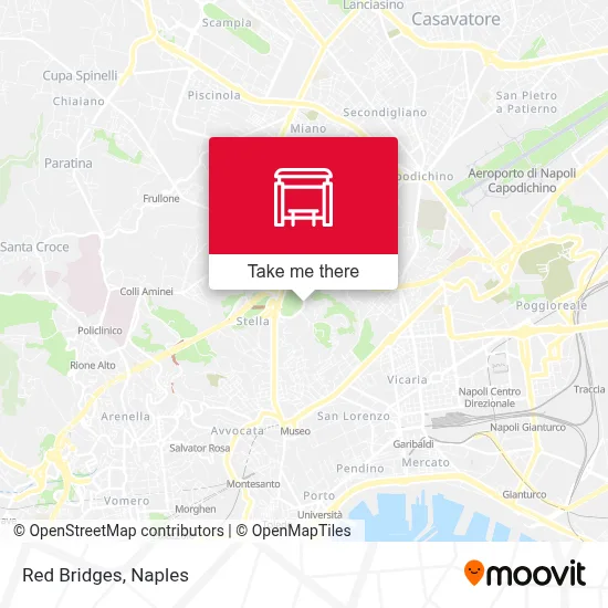 Red Bridges map