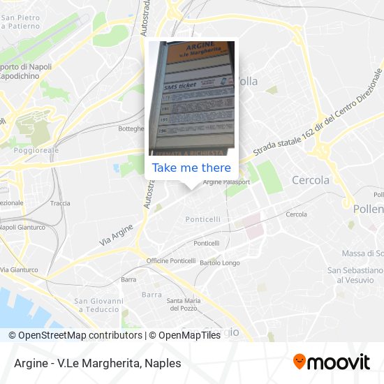 Argine - V.Le Margherita map