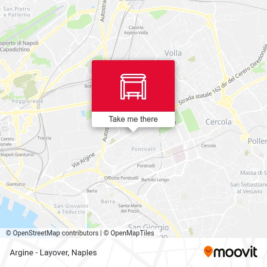 Argine - Layover map