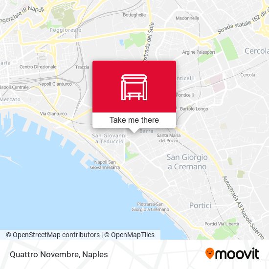 Quattro Novembre map