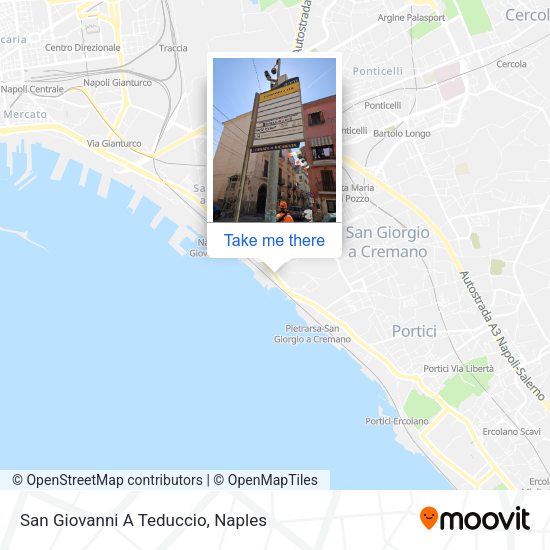 San Giovanni A Teduccio map