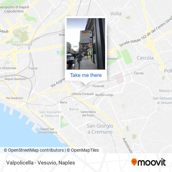 Valpolicella - Vesuvio map
