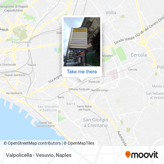 Valpolicella - Vesuvio map