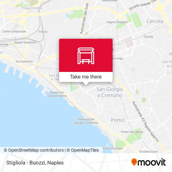 Stigliola - Buozzi map