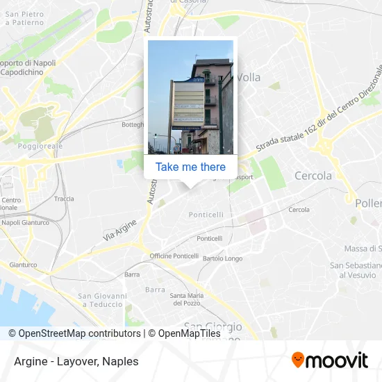 Argine - Layover map