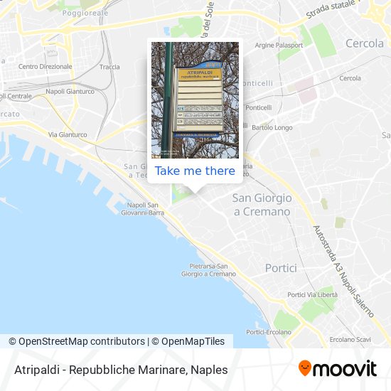 Atripaldi - Repubbliche Marinare map